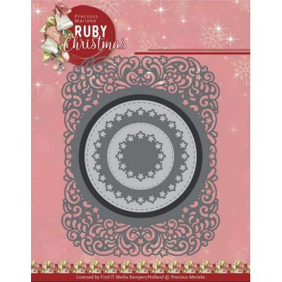 Find It Trading Precious Marieke Ruby Christmas - Ruby Circle Frame